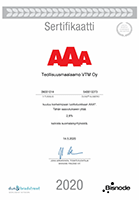 AAA sertifikaatti